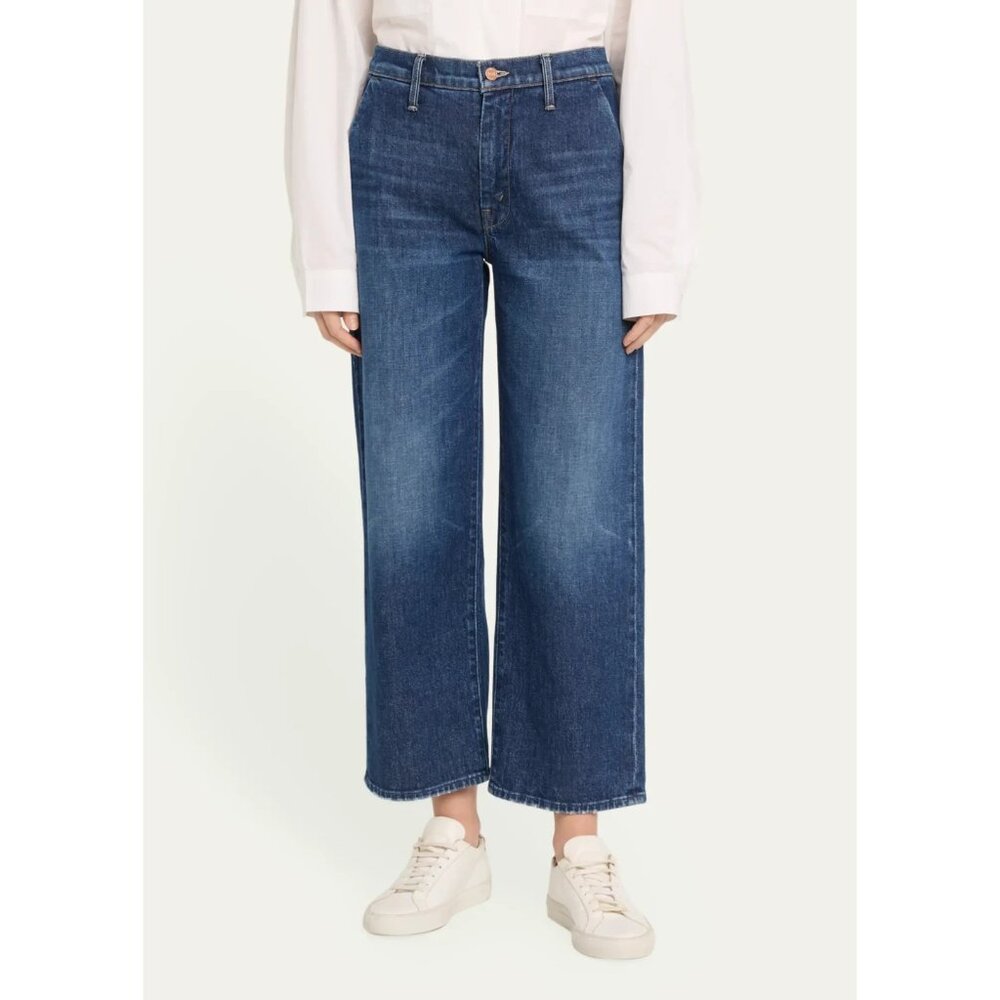 Mother Jeans Womens 27 The Dodger Prep Ankle Denim USA Made High Rise Dark Wash
